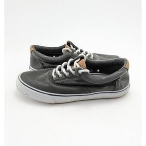 Mens Sperry Top Sider Striper II Cvo Core SW Black Gray Shoes STS22513 Size 11